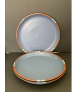 DANSK Blue Mesa Set Of 3 Dinner Plates 10-1/2&quot; - £50.54 GBP
