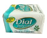 Dial Body Bar Soap Green Tea &amp; Vitamin E Antioxidants Three Bars Sealed - $23.66