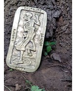 Death Tarot Card, BRASS TABLET, cast metal Etteilla, book of Thoth - $49.95