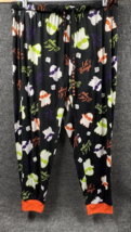 Way To Celebrate Halloween Jogger Pants Women 2X Black Pajama Sleepwear ... - £9.04 GBP