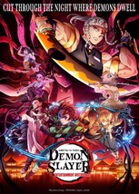 Demon Slayer Kimetsu No Yaiba Poster Anime TV Series Art Print Size 24x36&quot; #1 - £9.37 GBP+