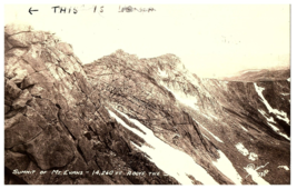 RPPC 1940&#39;s Sanborn- Summit of Mt. Evans S-780 - £11.58 GBP