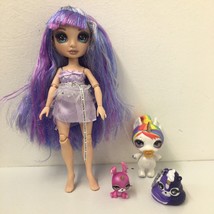 Rainbow High Violet Willow 11&quot; Doll + Poopsie Cutie Tooties Boing 2&quot; +Unicorn 4&quot; - £17.48 GBP