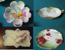 Rosenthal Bavaria Bowl Signed Tray Floral Madeleine Moliere Racine Roses Pick1 - $54.45+