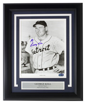 George - Kelly - Unterzeichnet Eingerahmt Detroit Tigers 8x10 Baseball Foto PSA - £84.62 GBP