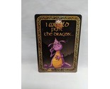 I Would Fight The Dragon Board Game Promo Card - $6.92