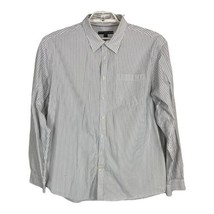 Old Navy Mens Shirt Size 2xl White Black Striped Long Sleeve Button Pock... - £14.66 GBP