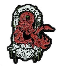 Dungeons &amp; Dragons Game Ampersand Over Skull Logo Metal Enamel Pin NEW U... - $7.84