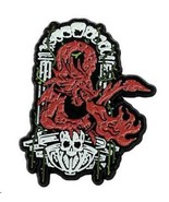 Dungeons &amp; Dragons Game Ampersand Over Skull Logo Metal Enamel Pin NEW U... - £6.16 GBP