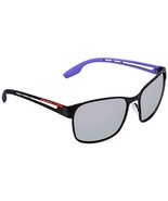 Prada Linea PS52TS DG0140 Mate Black/Purple Mirrored Lens Unisex Sunglas... - $154.23