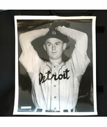 Vintage Ted Gray Detroit Tigers 8x10 Baseball Black and White Photo - $285.40 MXN