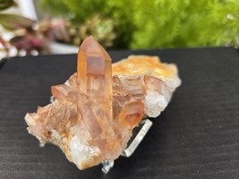 Tangerine Quartz Specimen Natural Crystals Cluster (TN16) - $22.76