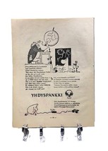 The first Moomin-themed AD 7/10 ever made from 1957 - $118.80