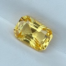 Natural Unheated Vivid Yellow Color Sapphire 2.10 Cts Radiant Cut Sri Lanka Loos - £1,039.16 GBP