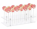 Cake Pop Stand, 21 Holes Lollipop Display Stand, Acrylic Clear Cake Pop ... - $12.99