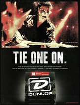 Jim Root #4 (Slipknot, Stone Sour) Dunlop guitar strings ad 2009 advertisement - £3.32 GBP