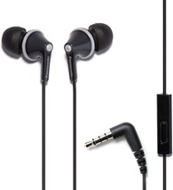 Panasonic - RP-TCM125-K - ErgoFit In-Ear Headphones @ Mic &amp; Remote - Black - $29.95