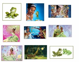 9 Princess and the Frog Stickers, Birthday Party Favors, Labels, Decals,... - £9.40 GBP