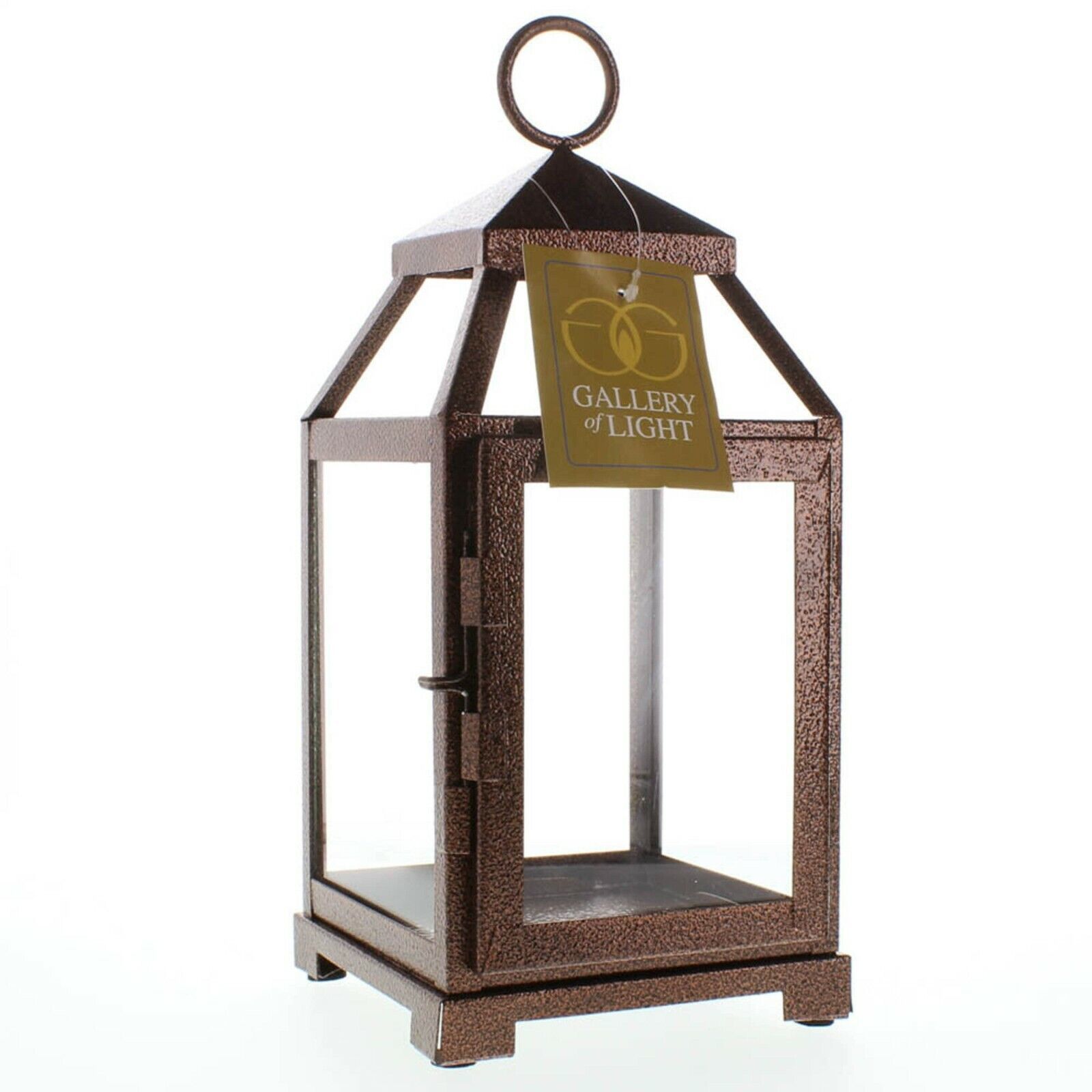Primary image for Bronze Metal Contemporary Candle Lantern