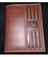 John Deere Brown Leather Bi-Fold Wallet Golden Steer Of New Vitron  - £28.09 GBP