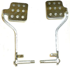 Vintage Pedals Pair Brake Throttle Pedal Kit Go Kart Racing Chassis Fun ... - $25.79