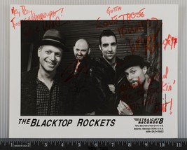 The Blacktop Rockets Autograph Signed 8x10 B&amp;W Promotional Promo Photo tob - $44.54