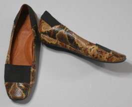 Snake Print Leather Wedge Gentle Souls by Kenneth Cole Iso Kix Women Size 8M EUC - £33.33 GBP