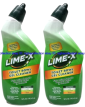 ( 2 ) Lime-x Liquid Toilet Bowl Gel Cleaner, Removes Lime Calcium Rust 1... - $41.39 CAD
