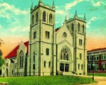 First Methodist Church Leavenworth Kansas KS 1921 Postcard T13 - £7.74 GBP