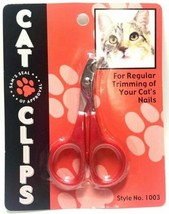 Lot of 2 Allary #1003 Cat Nail Clips for Regular Trimming, Red - £7.11 GBP