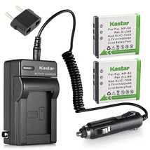 Kastar Battery (2-Pack) and Charger Kit for Fujifilm NP-50, Kodak KLIC-7004, Pen - $25.99
