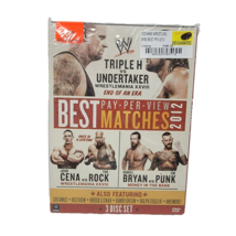 WWE Best Pay Per View Matches 2012 DVD PPV Rock John Cena Undertaker Triple H - £7.64 GBP