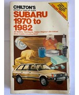 Chilton’s Subaru 1970-82 Repair &amp; Tune-up Guide - $20.28 CAD
