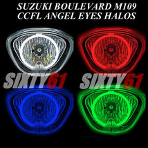Suzuki Boulevard M109 2006-2016 2017 CCFL Demon Halo Angel Eye ring lights ojos - £40.30 GBP