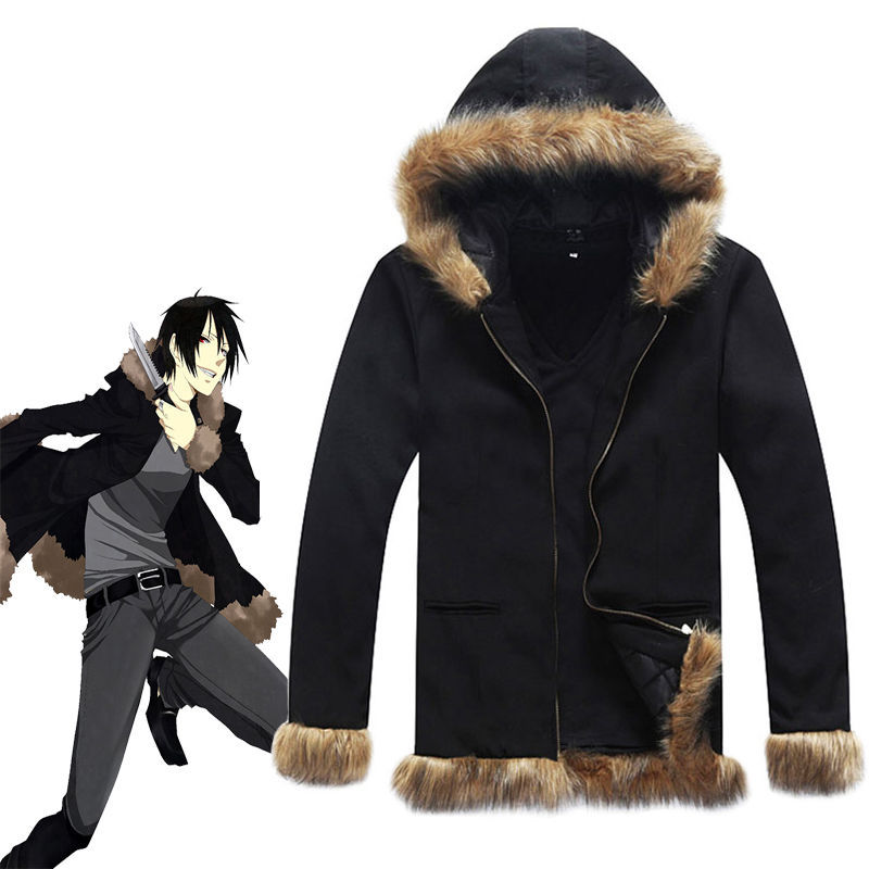 Durarara Izaya Orihara Hoodie Hooded Coat Jacket Outwear Anime Cosplay Costumes - £35.95 GBP
