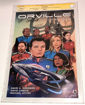 CGC SS Fox Seth McFarlane The Orville Cast SIGNED X11 Poster Adrianne Palicki ++ - £311.49 GBP