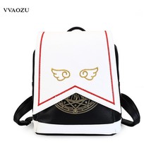 Anime Card Captor Sakura Girls Backpack Cardcaptor Sakura Shoulder Bag Kawaii Co - £30.26 GBP