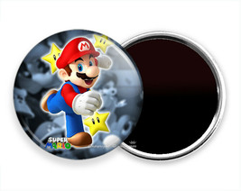 Super Mario Running With Stars Fridge Refrigerator Magnet Video Gamer Gift Idea - £11.64 GBP+