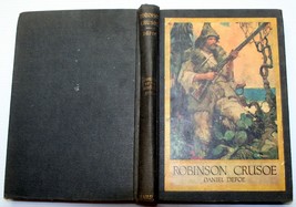Daniel Defoe 1925 ROBINSON CRUSOE  Illus Read Brothers castaway adventure boys - £14.26 GBP