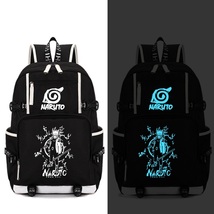 Naruto Theme New Luminous Series Backpack Daypack Schoolbag Fight Naruto - £33.55 GBP