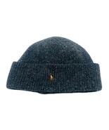 Polo Ralph Lauren Beanie Boys O/S Gray Signature 100% Merino Wool Hat - $342.12 MXN
