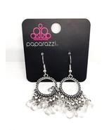 Paparazzi Paradise Palace White Teardrop Fashion Earrings - $12.17 CAD