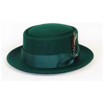 Bruno Capelo Dress Hat Australian Wool Crushable Pork Pie Jazz PP109 Emerald image 3