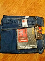 Wrangler Riggs Workwear Carpenter Durashield Blue Jeans Mens Size 50 x 32 NEW - £35.48 GBP