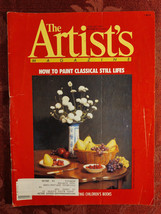 ARTISTS February 1990 Stephen Gjertson Still Lifes Claudia Nice Encaustic - £9.17 GBP