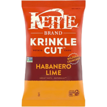 Kettle Brand Habanero Lime Krinkle Cut Potato Chips, 7.5 oz. Bags - £24.78 GBP+