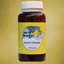 NEW BODY BLACK COHOSH 100 VEGICAPS NO BINDERS, FILLERS OR ADDITIVES - $25.96