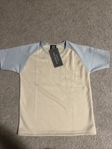 Fashion Classic Stretchy Unisex Adult Size 8/10 Dark Gray/Beige Short Sl... - $15.72
