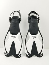 Youth JR  Speedo Dive Scuba Flippers Fins  Black and White US Size 1-4 L/XL - $9.90