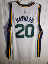 Adidas Swingman 2015-16 NBA Jersey Utah Jazz Gordon Hayward White sz XL - $59.39